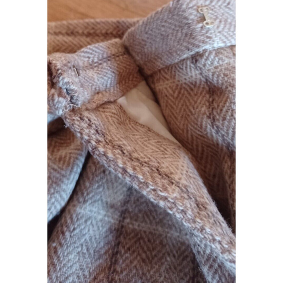 VTG BRECKENRIDGE Women's Wool Blazer and Skirt Size 12 Beige Herringbone pattern - Picture 12 of 12